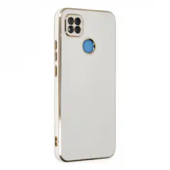 Xiaomi Redmi 9c Kılıf Volet Silikon - Beyaz