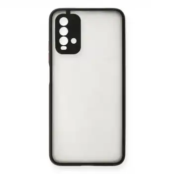Xiaomi Redmi 9t Kılıf Montreal Silikon Kapak - Siyah