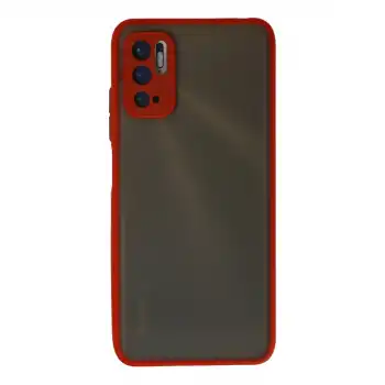 Xiaomi Redmi Note 10 5g Kılıf Montreal Silikon Kapak - Kırmızı