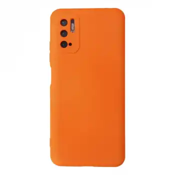 Xiaomi Redmi Note 10 5g Kılıf Nano İçi Kadife Silikon - Turuncu