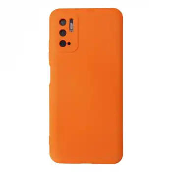 Xiaomi Redmi Note 10 5g Kılıf Nano İçi Kadife Silikon - Turuncu