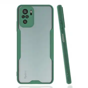 Xiaomi Redmi Note 10 Kılıf Platin Silikon - Yeşil