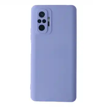 Xiaomi Redmi Note 10 Pro Kılıf Nano İçi Kadife Silikon - Lila