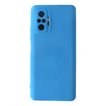 Xiaomi Redmi Note 10 Pro Kılıf Nano İçi Kadife Silikon - Mavi