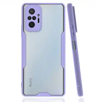 Xiaomi Redmi Note 10 Pro Kılıf Platin Silikon - Lila