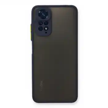 Xiaomi Redmi Note 11 Kılıf Montreal Silikon Kapak - Lacivert