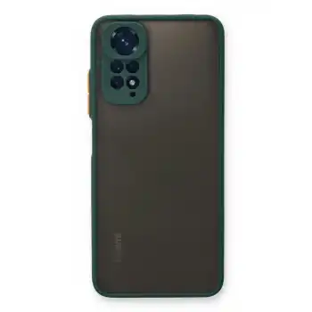 Xiaomi Redmi Note 11 Kılıf Montreal Silikon Kapak - Yeşil