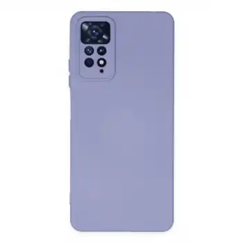 Xiaomi Redmi Note 11 Pro Kılıf Nano İçi Kadife Silikon - Lila