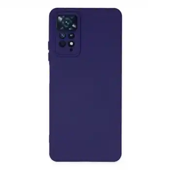 Xiaomi Redmi Note 11 Pro Kılıf Nano İçi Kadife Silikon - Mor