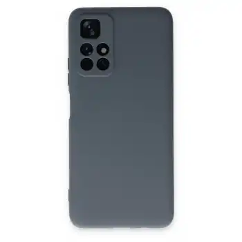 Xiaomi Redmi Note 11t Kılıf Nano İçi Kadife Silikon - Gri