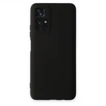 Xiaomi Redmi Note 11t Kılıf Nano İçi Kadife Silikon - Siyah