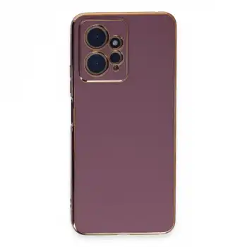 Xiaomi Redmi Note 12 4g Kılıf Volet Silikon - Mor