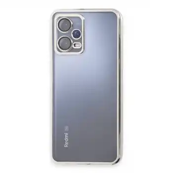 Xiaomi Redmi Note 12 5g Kılıf Razer Lensli Silikon - Gümüş