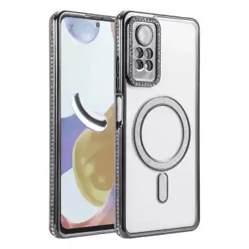 Xiaomi Redmi Note 12 Pro 4g Joke Simli Magneticsafe Kılıf - Siyah
