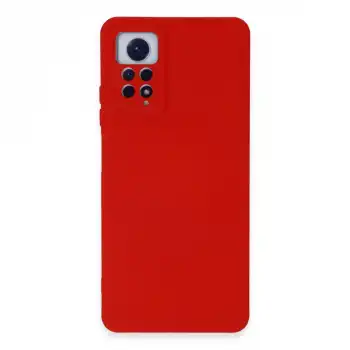 Xiaomi Redmi Note 12 Pro 4g Kılıf Nano İçi Kadife Silikon - Kırmızı