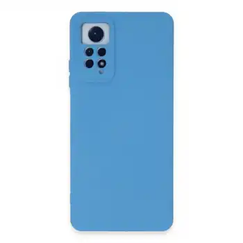Xiaomi Redmi Note 12 Pro 4g Kılıf Nano İçi Kadife Silikon - Mavi