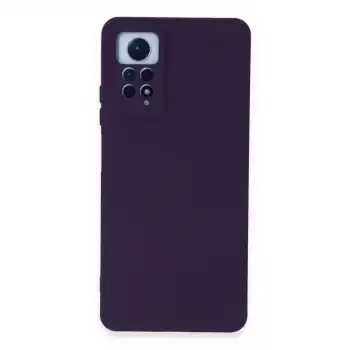 Xiaomi Redmi Note 12 Pro 4g Kılıf Nano İçi Kadife Silikon - Mor