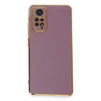 Xiaomi Redmi Note 12 Pro 4g Kılıf Volet Silikon - Mor