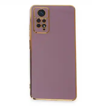 Xiaomi Redmi Note 12 Pro 4g Kılıf Volet Silikon - Mor