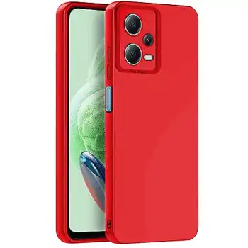 Xiaomi Redmi Note 12 Pro 5g Kılıf Nano İçi Kadife Silikon - Kırmızı