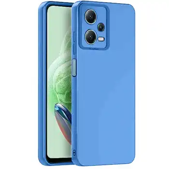 Xiaomi Redmi Note 12 Pro 5g Kılıf Nano İçi Kadife Silikon - Mavi