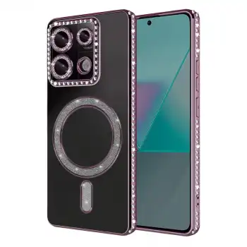 Xiaomi Redmi Note 13 Pro 4g Joke Simli Magneticsafe Kılıf - Pembe