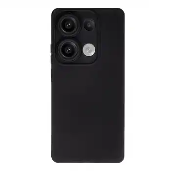 Xiaomi Redmi Note 13 Pro 4g Kılıf Nano İçi Kadife Silikon - Siyah