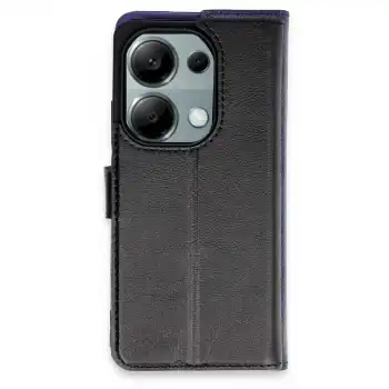 Xiaomi Redmi Note 13 Pro 4g Kılıf Trend S Plus Kapaklı Kılıf - Siyah