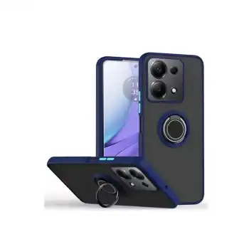Xiaomi Redmi Note 13 Pro 4g Montreal Yüzüklü Silikon Kapak - Lacivert