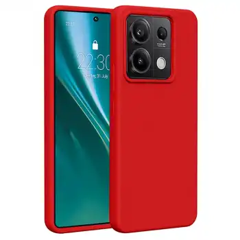 Xiaomi Redmi Note 13 Pro 5g Kılıf First Silikon - Kırmızı