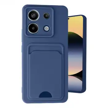 Xiaomi Redmi Note 13 Pro 5g Kılıf Kelvin Kartvizitli Silikon - Lacivert