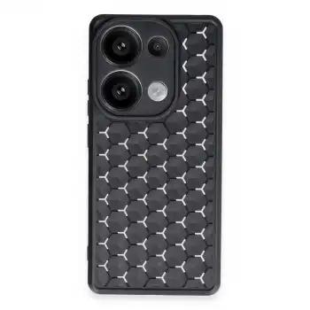 Xiaomi Redmi Note 13 Pro 5g Kılıf Petek Silikon Kapak - Siyah