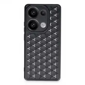 Xiaomi Redmi Note 13 Pro 5g Kılıf Petek Silikon Kapak - Siyah
