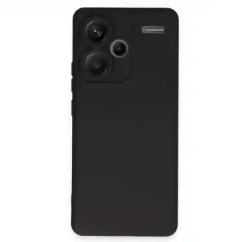 Xiaomi Redmi Note 13 Pro Plus Kılıf Nano İçi Kadife Silikon - Siyah