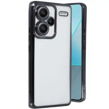 Xiaomi Redmi Note 13 Pro Plus Kılıf Razer Lensli Silikon - Siyah