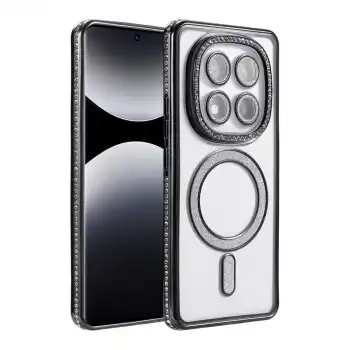 Xiaomi Redmi Note 14 Pro 4g Joke Simli Magneticsafe Kılıf - Siyah