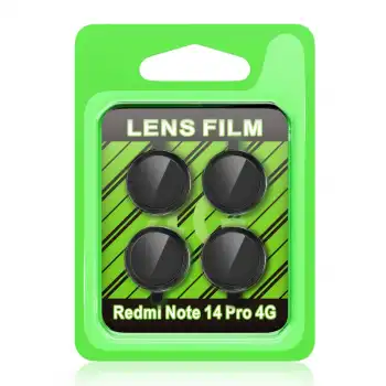 Xiaomi Redmi Note 14 Pro 4g Raze Metal Kamera Lens - Siyah