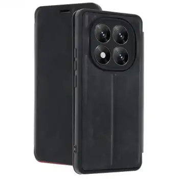 Xiaomi Redmi Note 14 Pro 5g Kılıf Flip Cover - Siyah