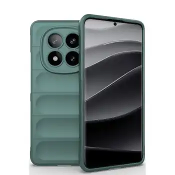 Xiaomi Redmi Note 14 Pro 5g Kılıf Optimum Silikon - Koyu Yeşil