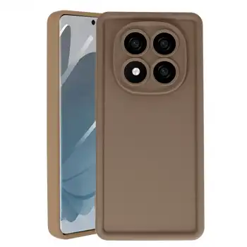 Xiaomi Redmi Note 14 Pro 5g Kılıf Viera Silikon - Kahverengi