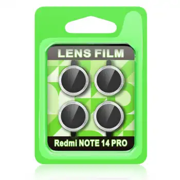 Xiaomi Redmi Note 14 Pro 5g Raze Metal Kamera Lens - Gümüş