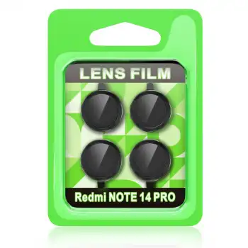 Xiaomi Redmi Note 14 Pro 5g Raze Metal Kamera Lens - Siyah