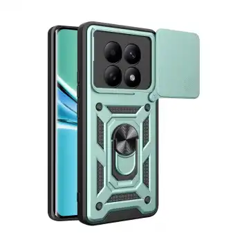 Xiaomi Redmi Note 15 4g Pars Lens Yüzüklü Silikon - Yeşil