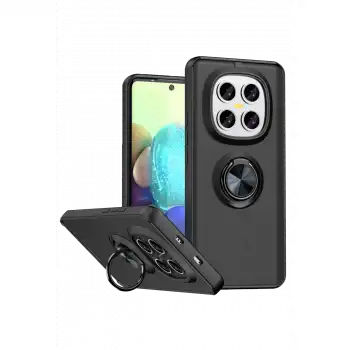 Xiaomi Redmi Note 15 Pro 4g Montreal Yüzüklü Silikon Kapak - Siyah