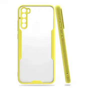 Xiaomi Redmi Note 8 Kılıf Platin Silikon - Sarı