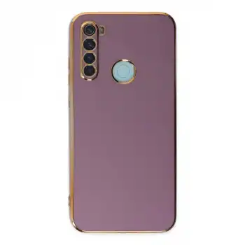 Xiaomi Redmi Note 8 Kılıf Volet Silikon - Mor