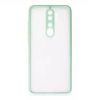 Xiaomi Redmi Note 8 Pro Kılıf Montreal Silikon Kapak - Turkuaz