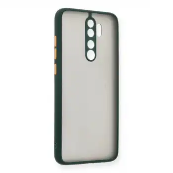 Xiaomi Redmi Note 8 Pro Kılıf Montreal Silikon Kapak - Yeşil