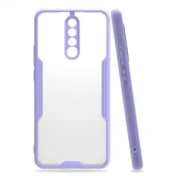 Xiaomi Redmi Note 8 Pro Kılıf Platin Silikon - Lila