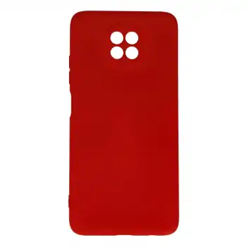 Xiaomi Redmi Note 9 5g Kılıf Nano İçi Kadife Silikon - Kırmızı